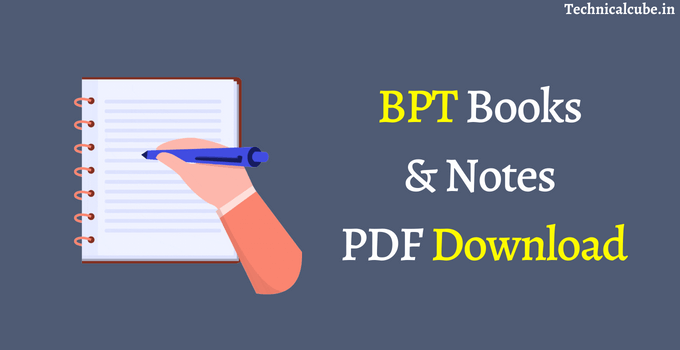 BPT Books & Notes PDF Download