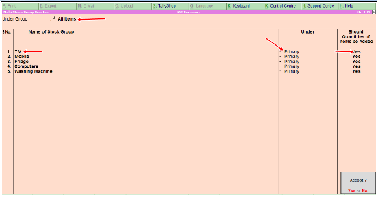 Multi Stock Tally