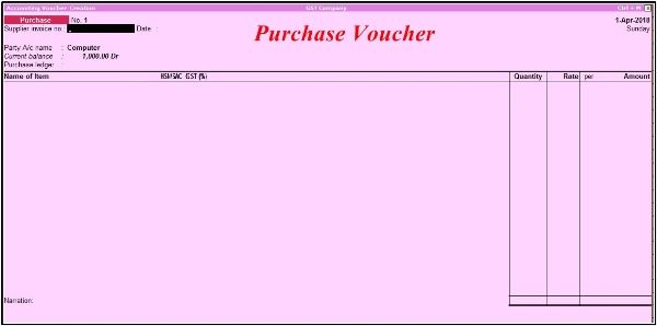 purchase voucher