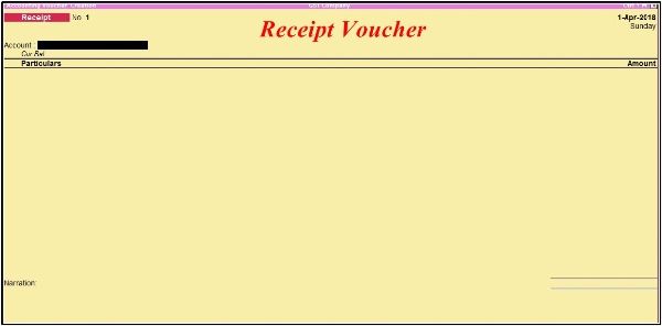 receipt voucher