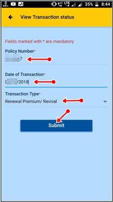 seen transaction