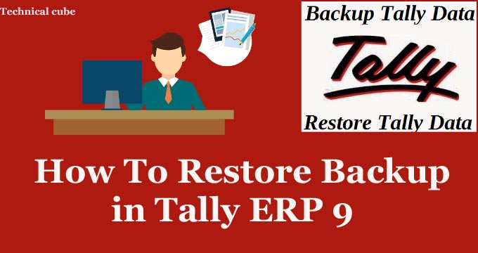 how to restore backup in tally erp 9