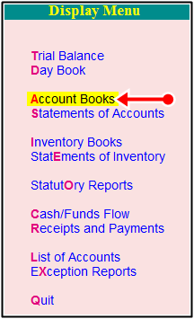 accounts book