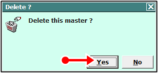 delete master