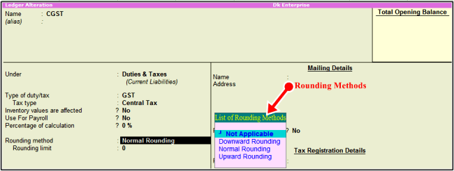 rounding methods shows