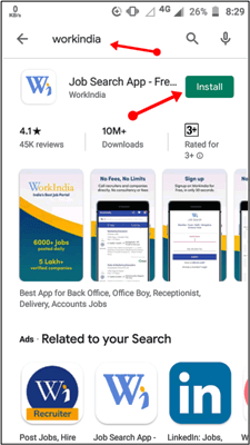 workindia app