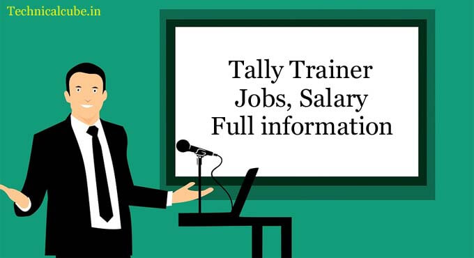 Tally trainer jobs