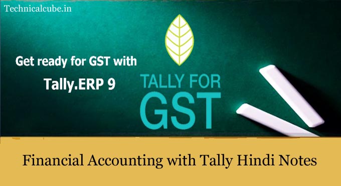 Financial Accounting with Tally Hindi Notes