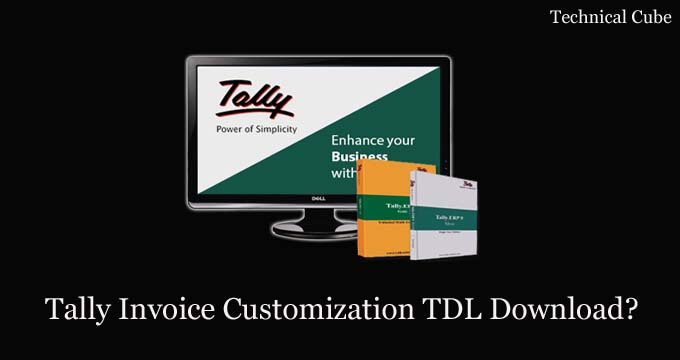 Tally Invoice Customization Tdl free download