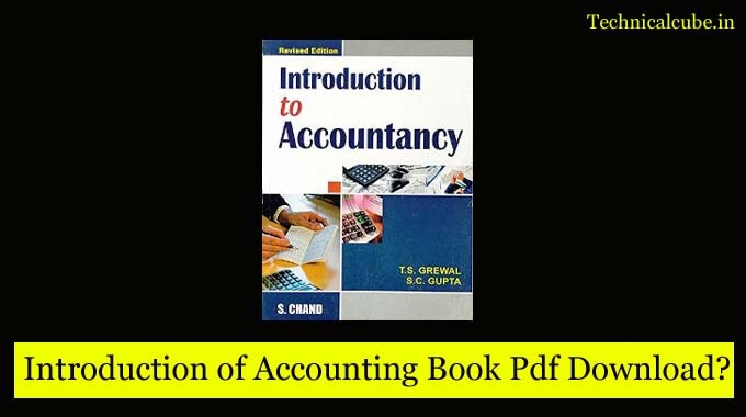 Introduction of Accounting Book Pdf Download