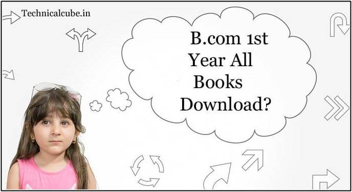 B.com 1st Year Books Pdf Download 2021