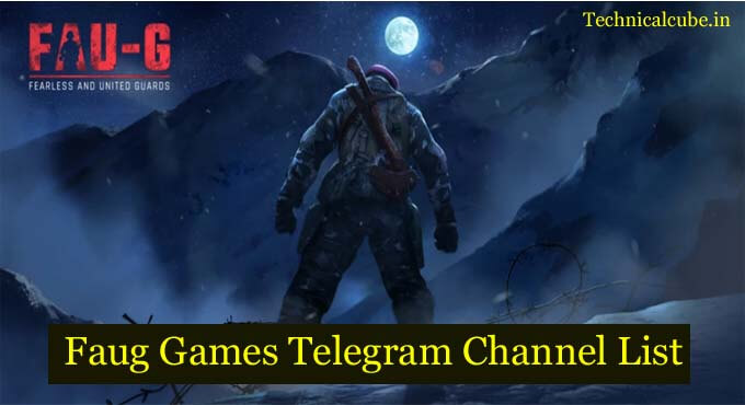 Faug Games Telegram Channel List in 2021