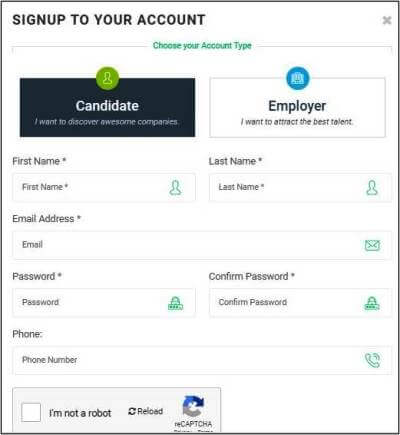 create account