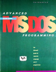 Advanced MS DOS Programming book