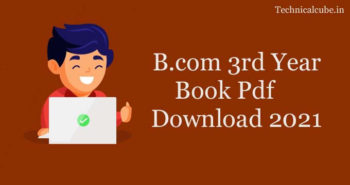 B.com 3rd Year Book Pdf Download 2021