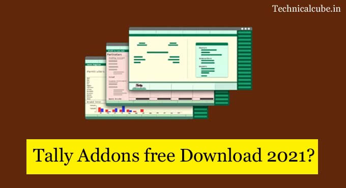 Tally Addons free Download 2021