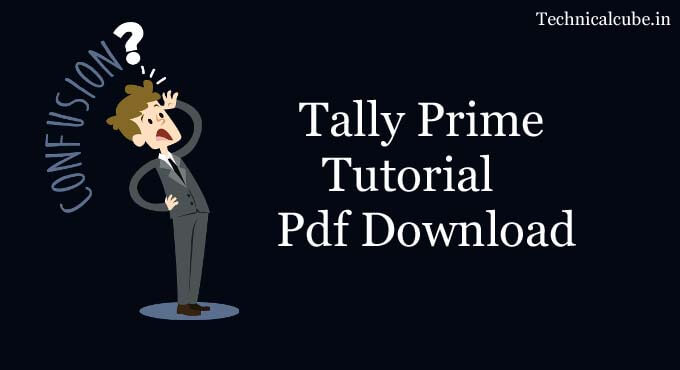 Tally Prime Tutorial Pdf Download