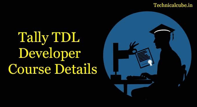 Tally TDL Developer Course in 2021