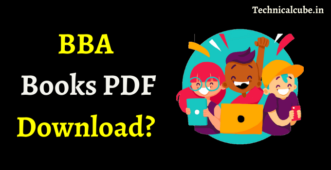 BBA Books PDF Download