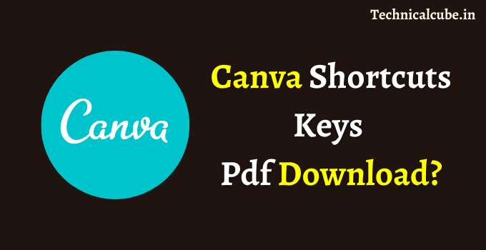 Canva Shortcut Keys Download