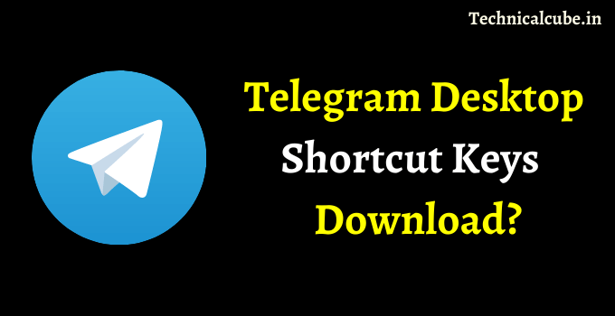 Telegram Desktop Shortcut Keys PDF