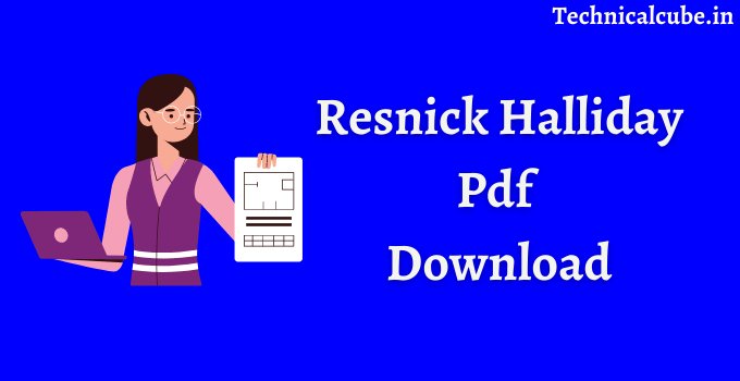 Resnick Halliday Pdf Download