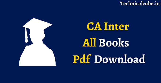 CA Inter book pdf download