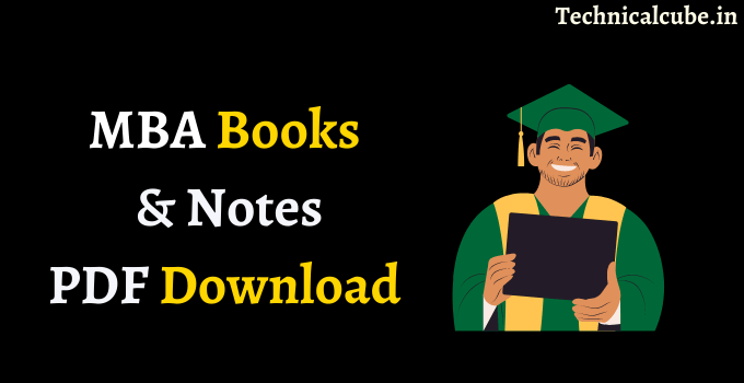 MBA Books PDF Download