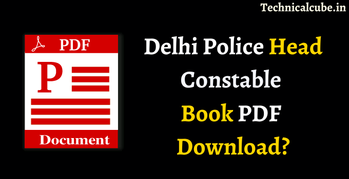 Delhi Police Head Constable Book PDF Download