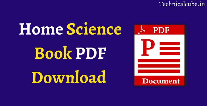 Home Science Book PDF Download