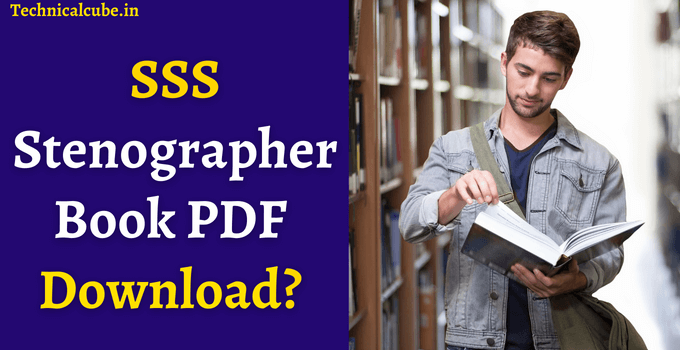 SSS Stenographer Book Pdf Download 2022