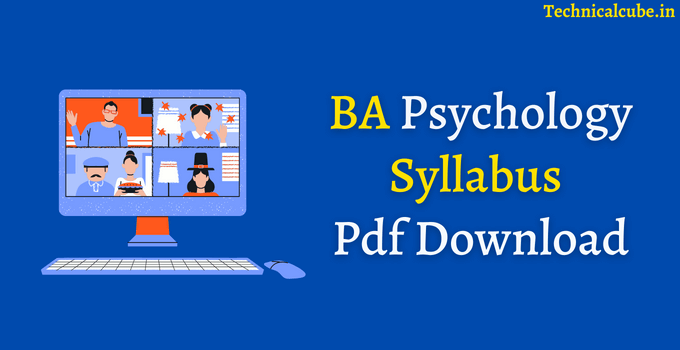 BA Psychology Syllabus Pdf Download